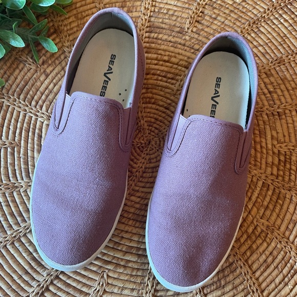 {SeaVees} Baja Slip On Standard Sneakers in “Vintage Wash Linen” - Picture 1 of 14